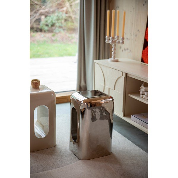 Măsuță auxiliară din metal 29x29 cm Creek – Zuiver-image-1