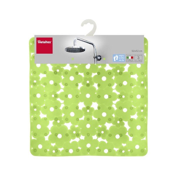 Covoraș anti-alunecare pentru cadă Metaltex, lungime 52 cm, verde-image-1