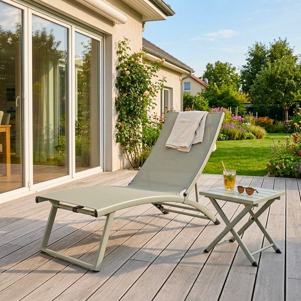 Măsuță de cafea pentru exterior din aluminiu 43x44 cm Taylor – Bizzotto-image-1