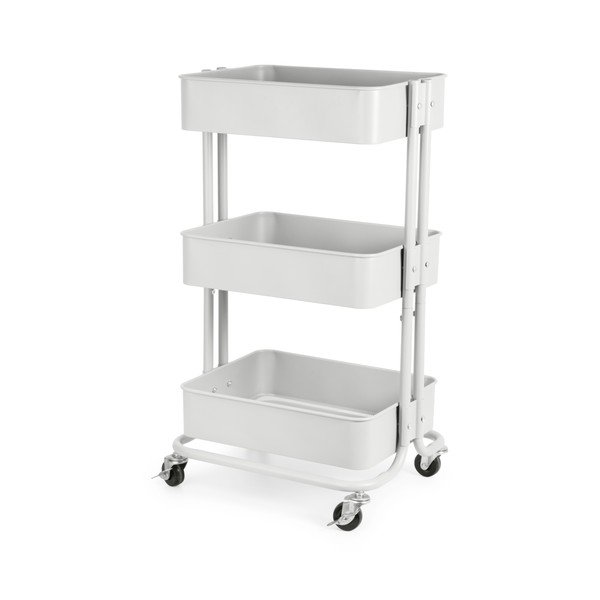 Măsuță de servire cu roți din metal 36,5x43 cm Grena – Compactor