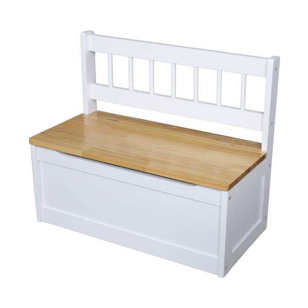 Bancă de copii albă – Deco Pleasure