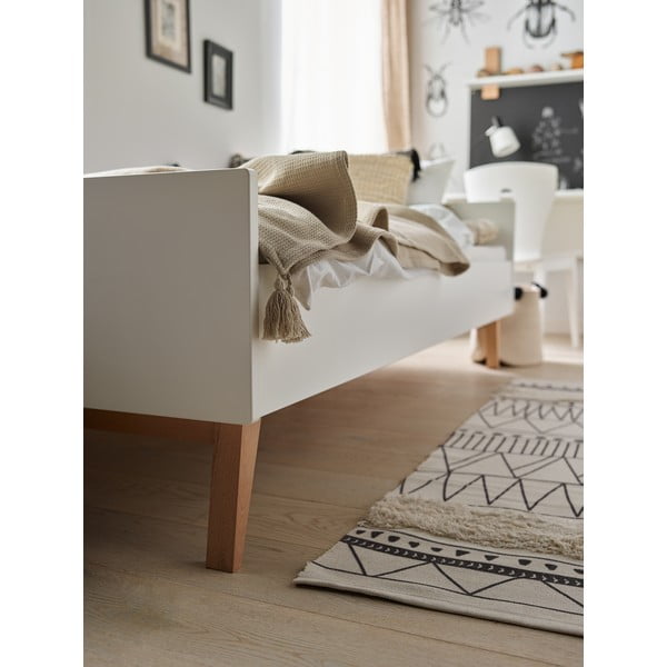 Pat pentru copii  alb 120x200 cm Swing – Pinio-image-1