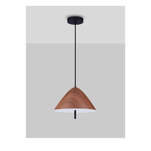 Lustră în culoare naturală LED din metal cu abajur din metal ø 40 cm Oros – Nova Luce-image-1