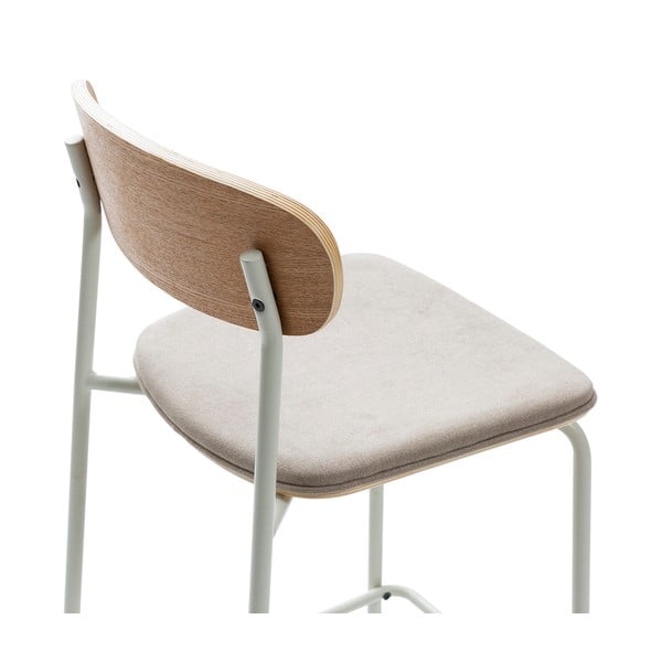 Scaune de bar bej/în culoare naturală 2 buc. (înălțime șezut 66 cm) Adriana – Marckeric-image-4