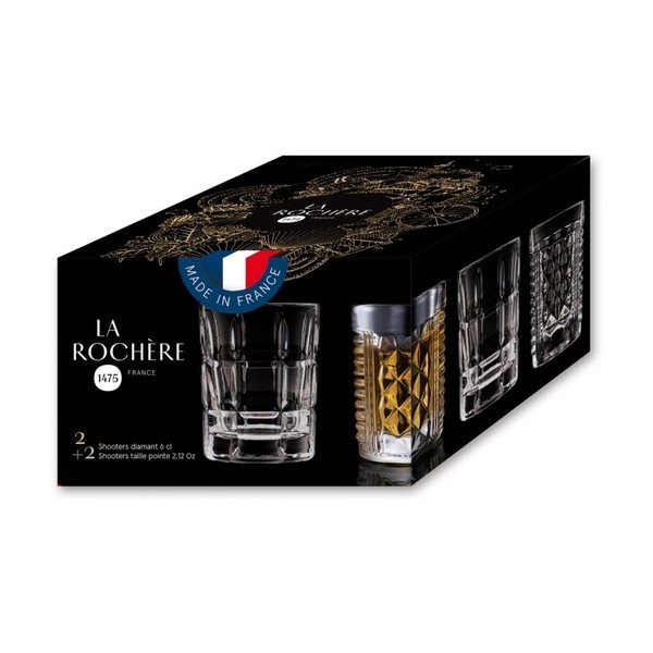 Set 4 pahare tărie La Rochére Assortis, 60 ml-image-2