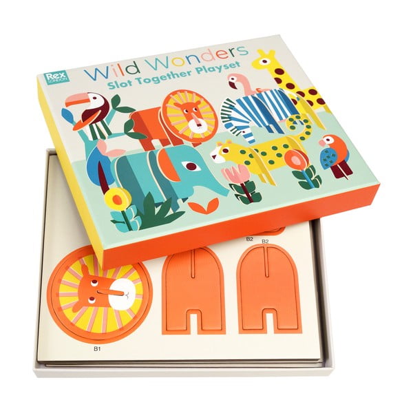 Joc de pliere din lemn Wild Wonders - Rex London-image-4
