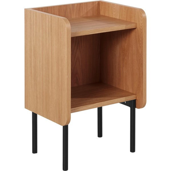 Noptieră cu aspect de lemn de stejar Wrap – Bonami Selection-image-3