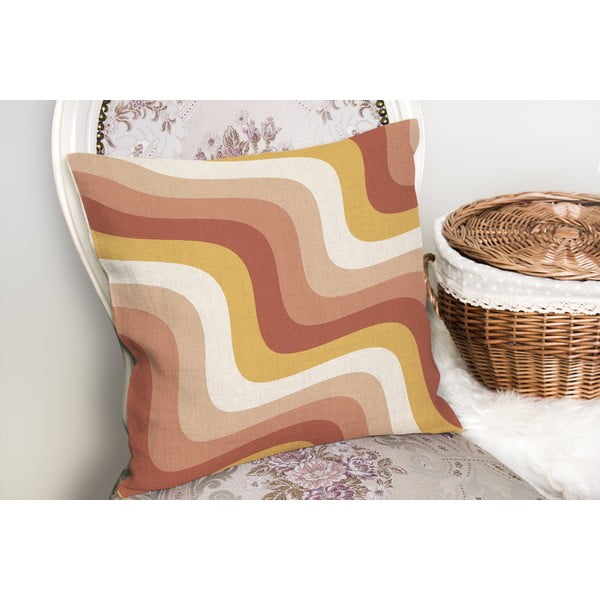 Față de pernă 43x43 cm Creamy Strawberry Swirl – Mila Home-image-1
