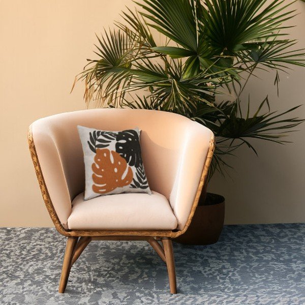 Pernă decorativă din in 43x43 cm – Mioli Decor-image-1