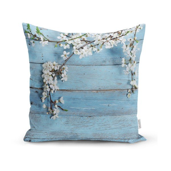 Set 4 fețe de pernă decorative Minimalist Cushion Covers Winter Flowers, 45 x 45 cm-image-3