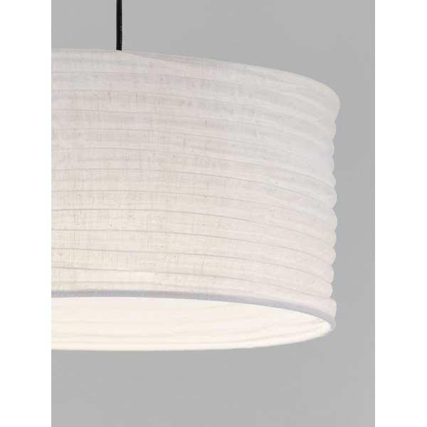 Lustră albă din in ø 38 cm Linnet – Nova Luce-image-4
