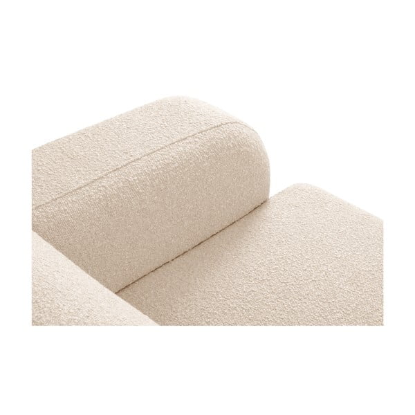 Canapea bej cu tapițerie din stofă bouclé 235 cm Molino – Micadoni Home-image-4