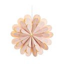 Decorațiune luminoasă de Crăciun roz suspendată Marigold – Markslöjd