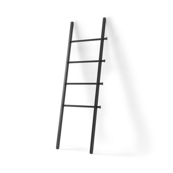 Scară decorativă neagră din lemn masiv de plop Leana – Umbra-image-3