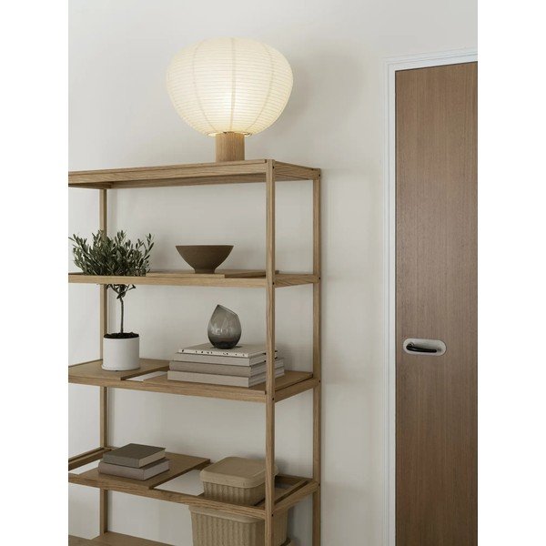 Veioză albă/în culoare naturală cu abajur din hârtie (înălțime 45 cm) Kami – Blomus-image-2