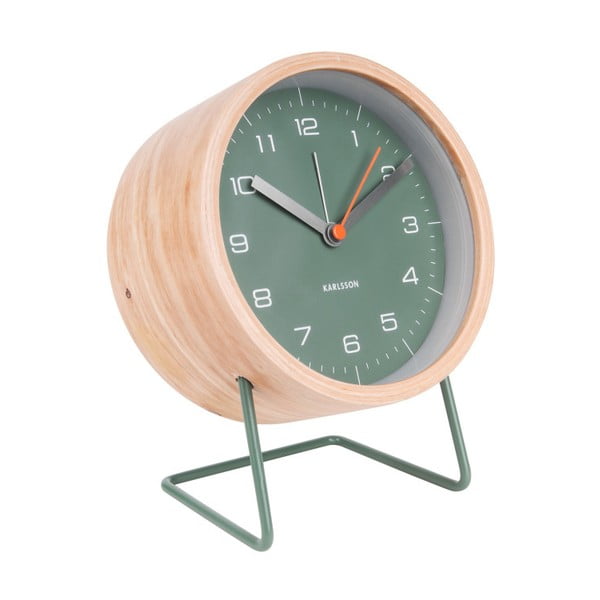 Ceas alarmă Karlsson Innate, verde
