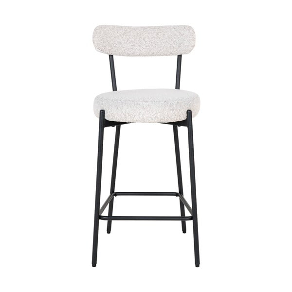 Scaun de bar alb (înălțime șezut 65 cm) Badalona – House Nordic-image-2