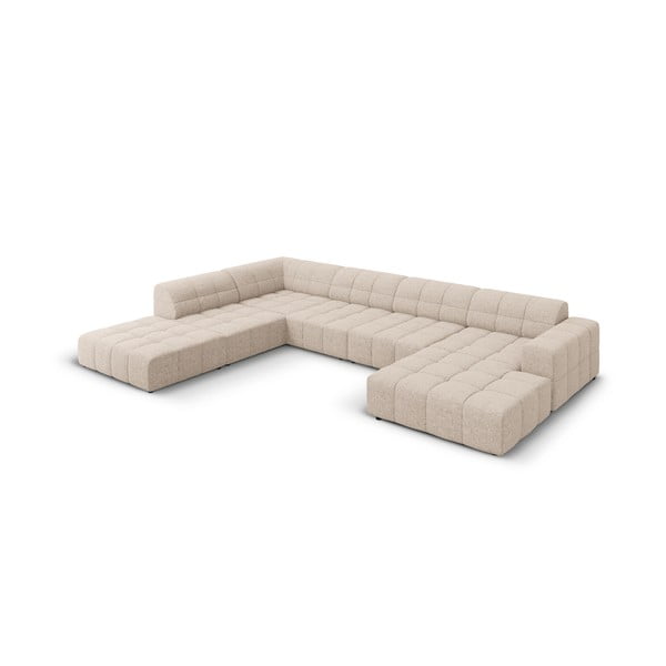 Colțar bej (colț pe stânga/în formă de "U") Chicago – Cosmopolitan Design-image-3