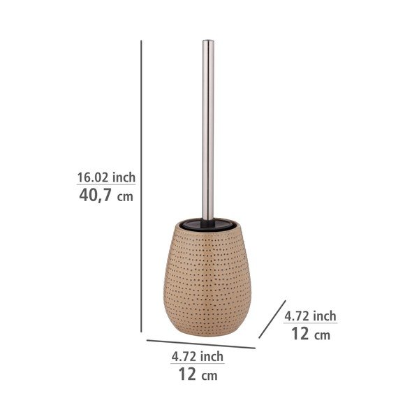 Perie de toaletă din ceramică bej Bellante - Wenko-image-2