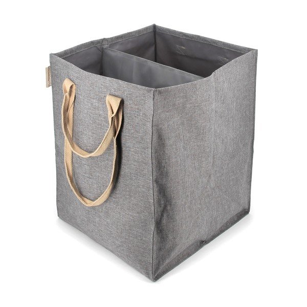 Coș de rufe gri din material textil 71 l Laundry Hub Tweed duplo – Rolser