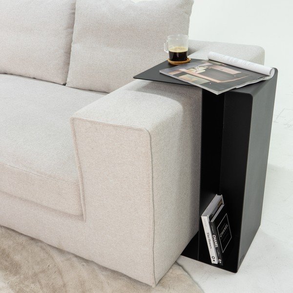 Măsuță auxiliară din oțel 40x30 cm Slide High – Spinder Design-image-1