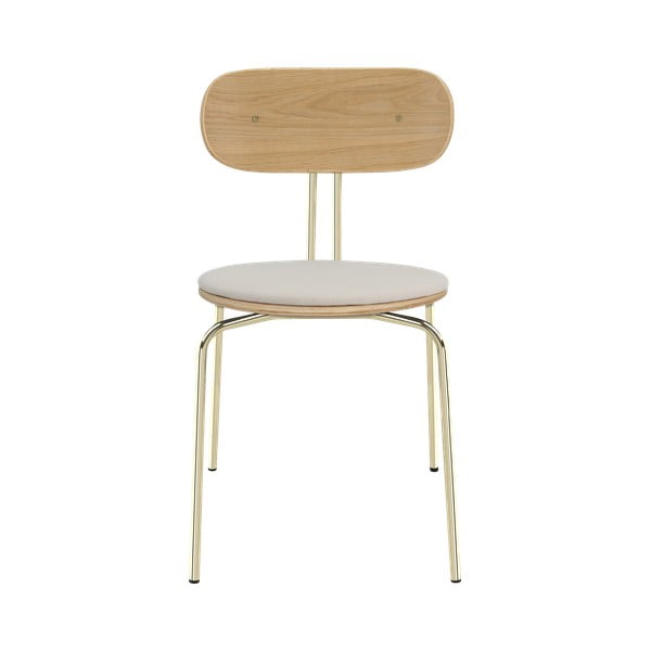 Scaun de dining crem/auriu Curious – UMAGE-image-2