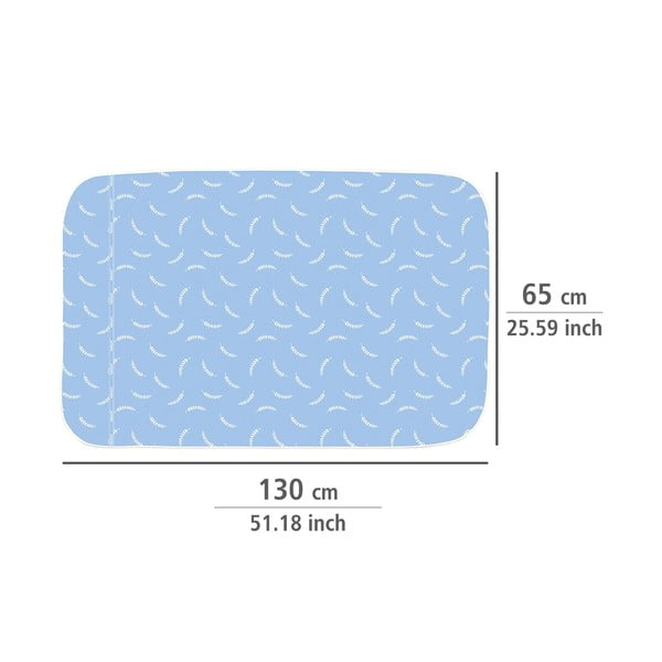 Pătură pentru călcat Wenko Flowers, albastru-image-3