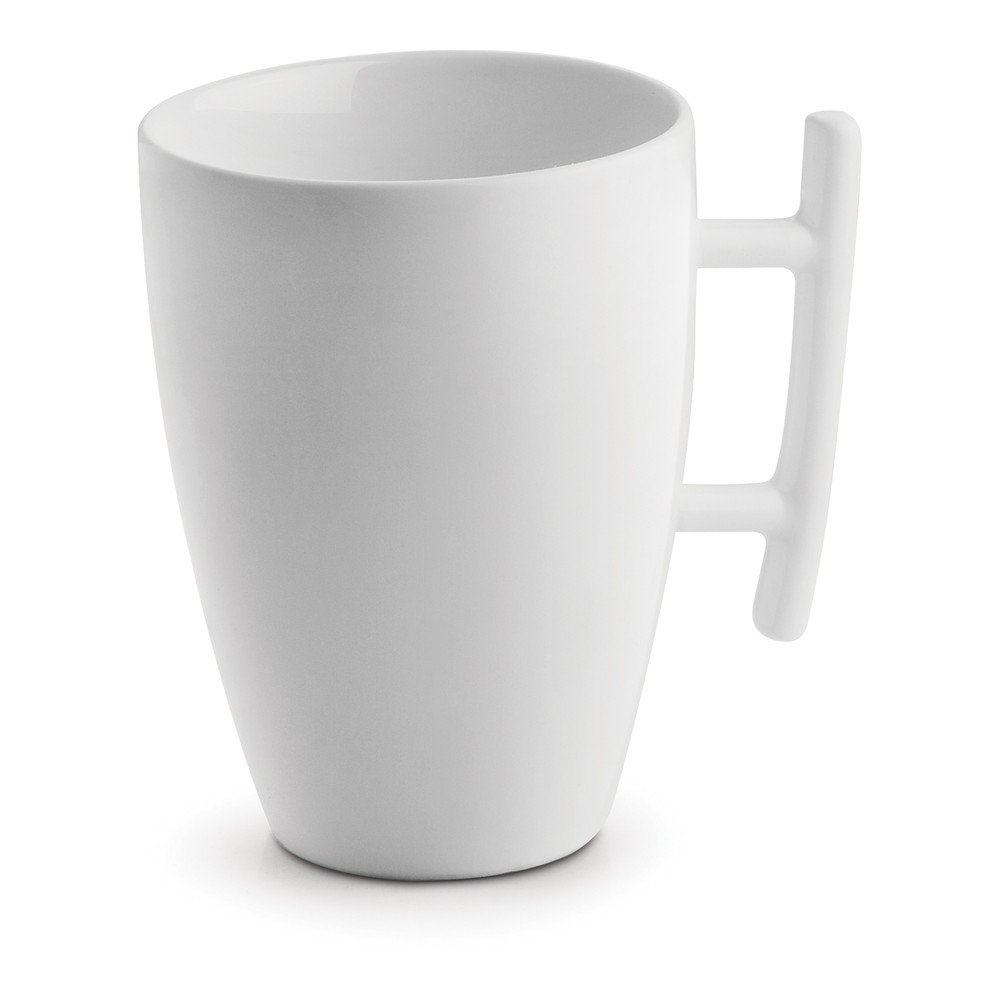 Cană albă pentru latte din porțelan 300 ml Squito – BonBistro