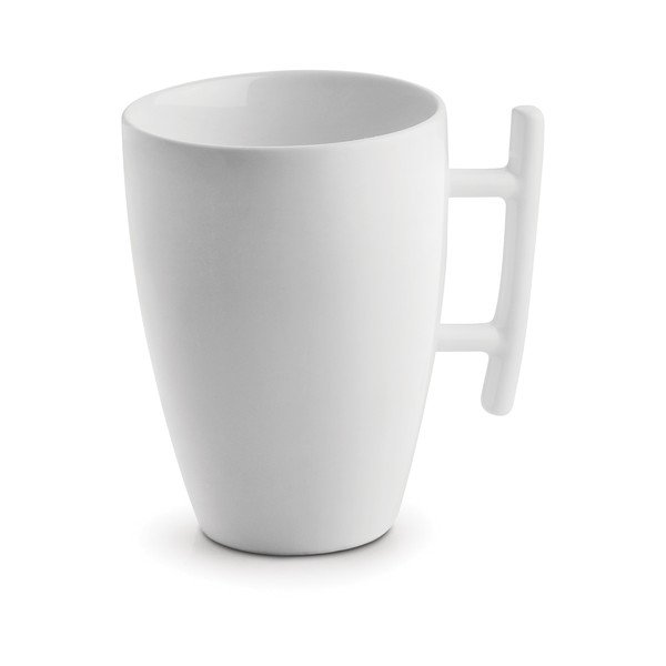 Cană albă pentru latte din porțelan 300 ml Squito – BonBistro