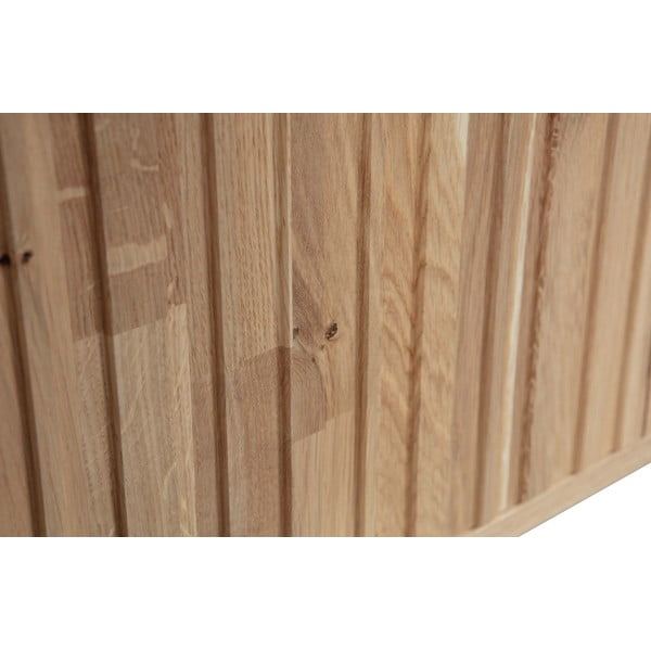 Comodă TV în culoare naturală cu aspect de lemn de stejar 150x56x44 cm Gravure – WOOOD-image-1