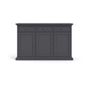 Comodă gri joasă 144x92 cm Paris – Tvilum