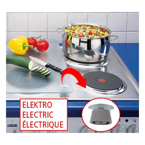 Suport din sticlă pentru protecția aragazului Wenko Universal 3 în 1, 56 x 50 cm-image-1