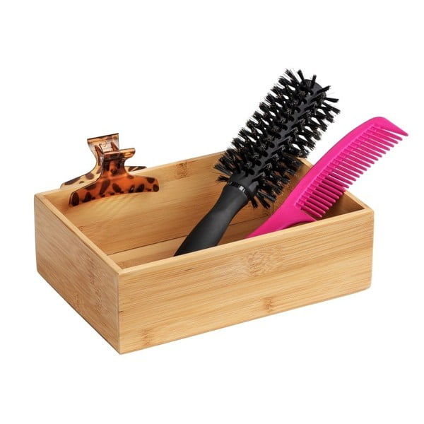 Cutie de depozitare din bambus Wenko Terra, lățime 22 cm-image-2