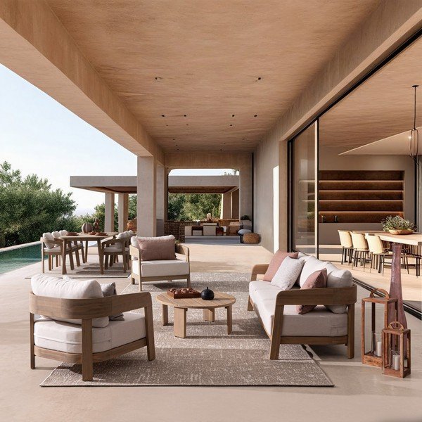 Măsuță de cafea pentru exterior din lemn de acacia 80x100 cm Pablo – Bizzotto-image-1