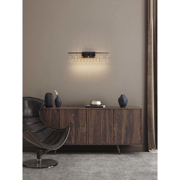 Aplică de perete argintiu-lucios LED cu intensitate reglabilă din aluminiu Stellar – Nova Luce-image-1