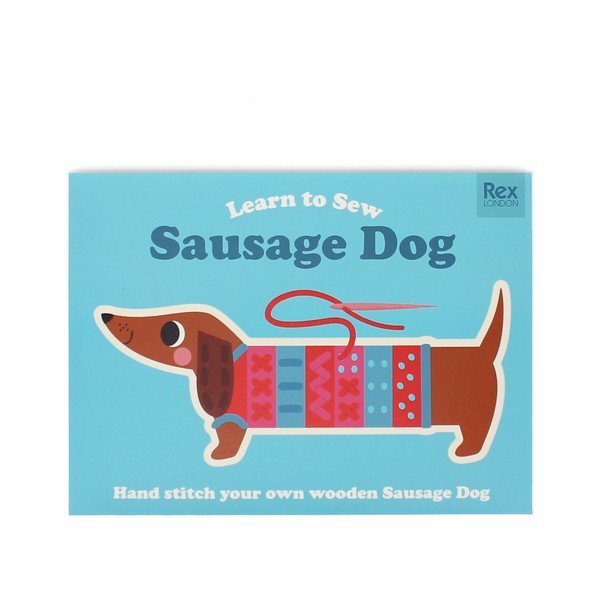 Set de brodat Sunny Sausage Dog – Rex London