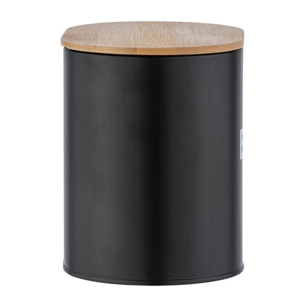 Recipient depozitare cu capac pentru baie Wenko Gara, negru-image-4