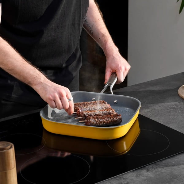 Tigaie tip grill cu suprafață ceramică ø 28 cm Meda 3.0 – FABINI-image-2