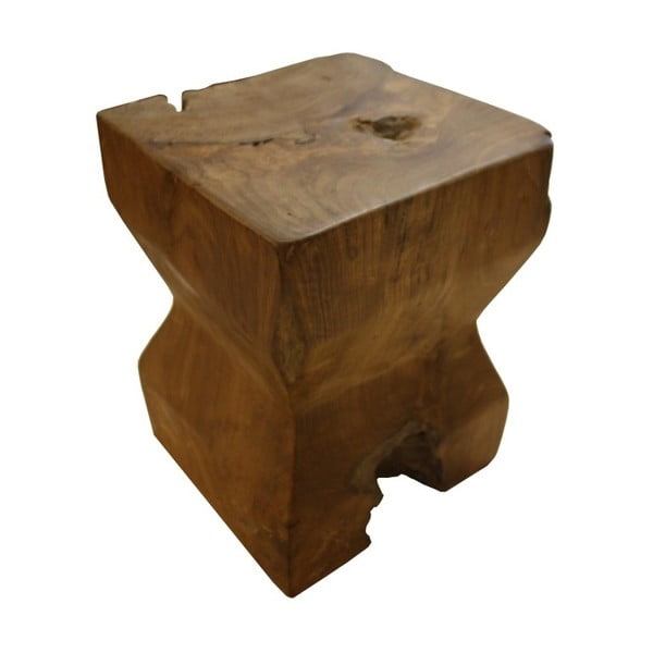 Măsuță din lemn de tec HSM Collection Pion