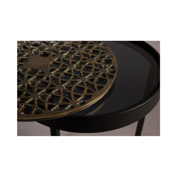 Măsuță auxiliară din metal Dutchbone Sari, ⌀ 33 cm-image-4