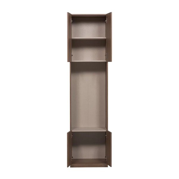 Dulap modular în culoare naturală închisă 54x215 cm Build – WOOOD-image-3