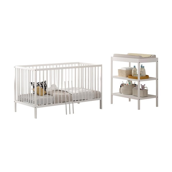 Set de mobilă pentru copii 2 buc. din lemn de fag Dino – Vipack