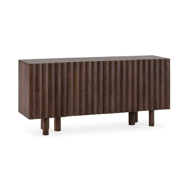 Comodă maro din lemn de mango 160x80x40 cm Tamira – MOME