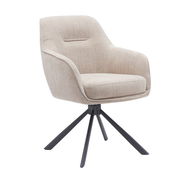 Set de scaune de sufragerie crem 2 buc. tapițat Avola – Unique Furniture