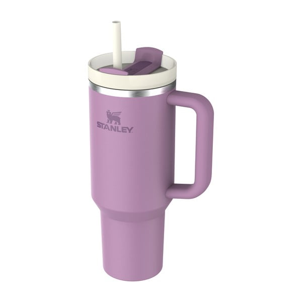 Termos mov cu pai din oțel inoxidabil 1,18 l Quencher H2.0 FlowState Tumbler Lilac – Stanley-image-2