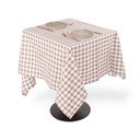 Față de masă din bumbac 150x150 cm Gingham – Tiseco Home Studio
