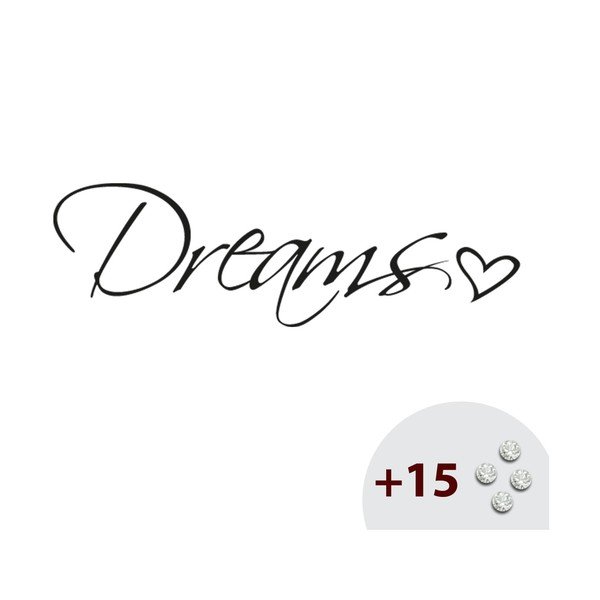 Set autocolante și 15 cristale Swarovski Fanastick Dream-image-1