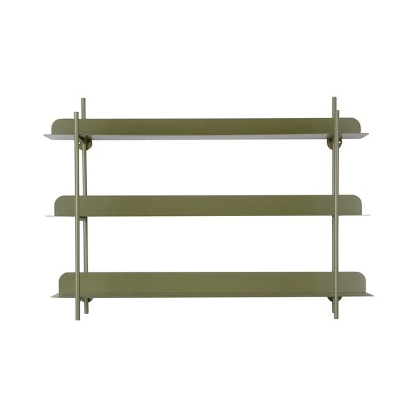 Raft verde etajat din metal 60 cm Riqueza Tres – PT LIVING-image-2