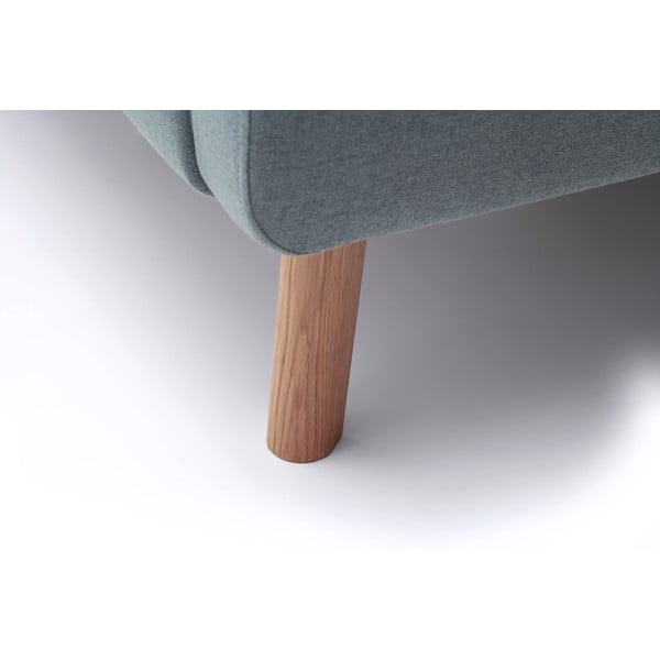 Pat matrimonial albastru prăfuit tapițat cu spațiu de depozitare cu somieră 140x200 cm Mattis – Meise Möbel-image-3