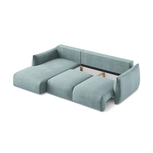 Colțar albastru extensibil (cu colț pe partea stângă/cu șezlong) Leila – Makamii-image-4